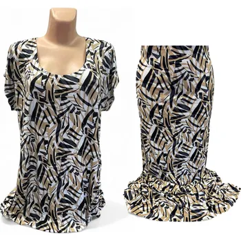 Dámský kostýmek Kostým VILÉMA, Barva Béžová, Velikost 38 - na zakázku, Materiál 96% Viskoza 4% Lycra