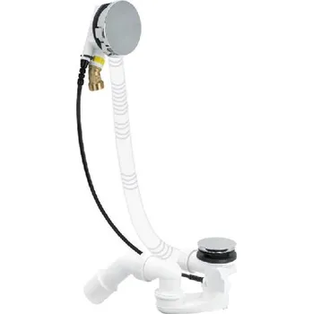 Sifon Villeroy & Boch Odtoková a přepadová souprava s napouštěním, chrom - U90960361