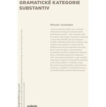 Umění Gramatické kategorie substantiv Miloslav Vondráček