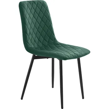 Jídelní židle Jídelní židle, smaragdová Velvet látka/kov, DAMIA TYP 2