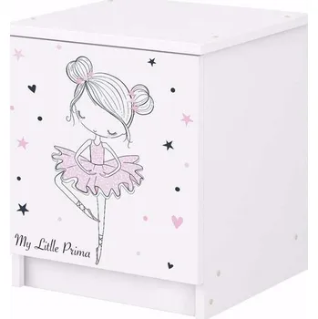 Noční stolek Noční stolek Baletka - Bílá