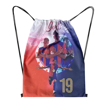 Dětský batoh Numberoplus Dětský fotbalový batoh vak zatahovací - FC Barcelona - Lamine Yamal 19