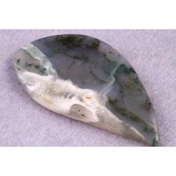 Sběratelství Kabošon Moss Agate č.5230 (55x28x6mm)