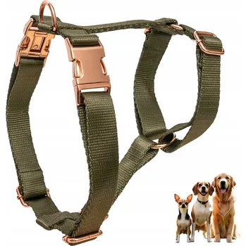 Postroj pro psa Postroj pro psa typu guard, netlačí, silný, nastavitelný, khaki, velikost XL