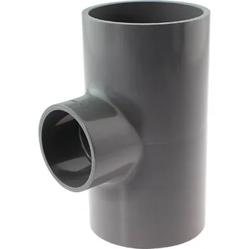 Vodovodní potrubí PVC T-kus redukovaný 90° 50x40x50mm PN16 508000500402
