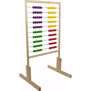 Dřevěná hračka Dětské dřevěné počítadlo - výška 120 cm