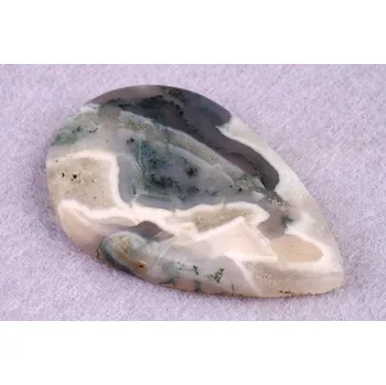 Sběratelství Kabošon Moss Agate č.5232 (47x29x7mm)