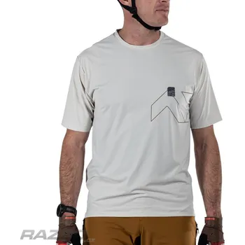 Cyklistické oblečení Dres na kolo Leatt MTB Trail 1.0 X-Flow Jersey Cream 2025 XXL