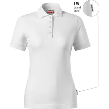 Dámská halenka RIMECK® Resist Heavy Polo R21 Polokošile dámská Barva: bílá 00 (brand label), Velikost: 3XL