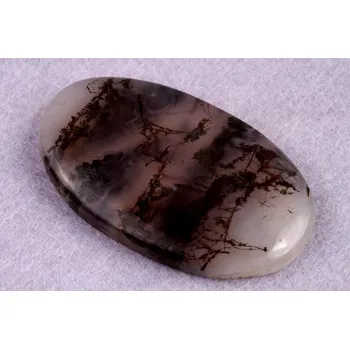 Sběratelství Kabošon Moss Agate č.5231 (47x27x7mm)