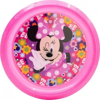 Talíř Plastový talíř myška MINNIE květiny