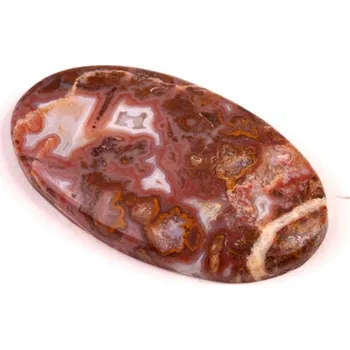 Sběratelství Kabošon Barbary Agate č.5213 (43x25x6mm)