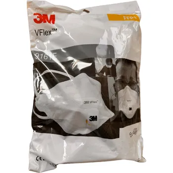 9161E 3M Částicový respirátor, s ventilkem, FFP1, Balení 15 ks, cena za kus