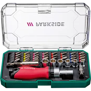 Sada nářadí PARKSIDE® Sada přesných nástrojů a nástrčných klíčů (sada mini ráčnových šroubováků)