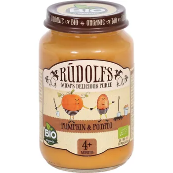 Rudolfs BIO Příkrm - Dýně a brambory, 190 g