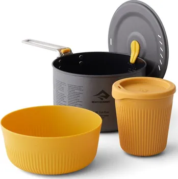 Outdoor vaření Sada na vaření SEA TO SUMMIT Frontier UL One Pot Cook Set - [3 Piece] 1.3L