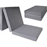 Matrace turistická jednobarevná Alova (T20) - 80X195X15 CM - Šedá