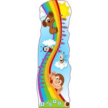 Metr na stěnu - Duha se zvířátky