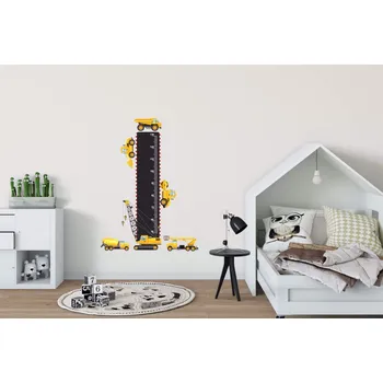 Dekorace do dětského pokoje Metr na stěnu - Stavba