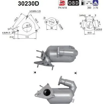 Katalyzátor Katalyzátor AS 30230D
