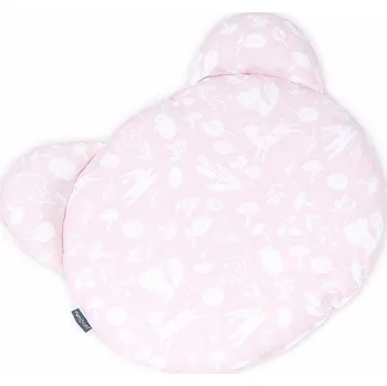 Polštář Bavlněný oboustranný polštář Les 38x32 cm - Světle růžová