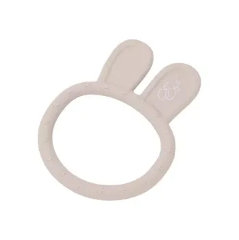 Dětské silikonové kousátko Effiki Bunny - Béžová