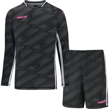 SALLER Saller.Save brankářský set BARVA: 350 černá, Velikost: L/XL Profesionální brankářský set s vycpávkami na loktech