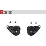 GIVI Z2610R kompletní boční úchyt se šrouby (L+P) plexi pro přilbu 50.6