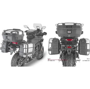 Zavazadlo na motocykl GIVI PLO2159MK trubkový nosič bočních kufrů PL ONE-FIT pro Yamaha Tracer 9 (21-24)