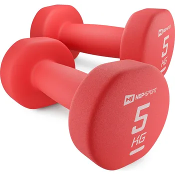 Hop-Sport Sada neoprenových fitness činek 2x5kg