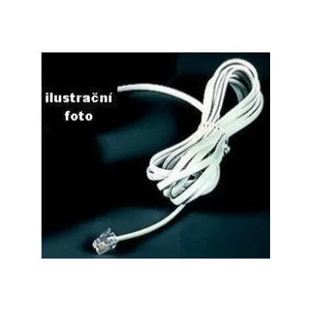 elektrický kabel Kabel tel. prodluž. US/US 6 m bílý