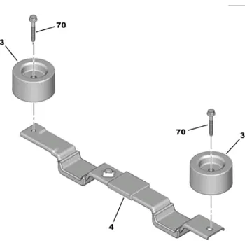 Zimní osobní pneu Šroub s paticí k držáku rezervního kola Opel Frontera