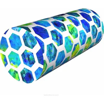 Polštář Anatomický polštář kulatý - Tile 15x40 cm