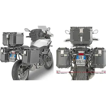 Zavazadlo na motocykl GIVI PLO5137CAM trubkový nosič PL ONE-FIT pro BMW F 900 XR (20-25) pro boční kufry OBKN