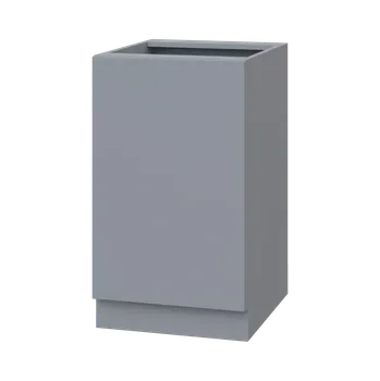 Koupelnový nábytek PPS - 5D spodní skříňka, 1-dveřová, levá, 870x500x600, šedá