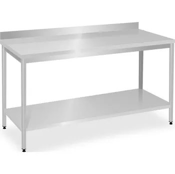 Dílenský stůl vasegastro Nerezový stůl s policí 80x70x85cm 2628561563