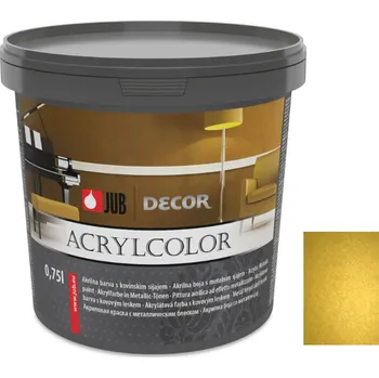Fasádní barva JUB Decor Acrylcolor Gold A - barva fasádní akrylátová zlatá 0,75l