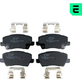Brzdová destička Sada brzdových destiček, kotoučová brzda OPTIMAL BP-12893