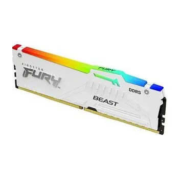 Operační paměť KINGSTON 32GB 5600MT/s DDR5 CL36 DIMM FURY Beast White RGB EXPO