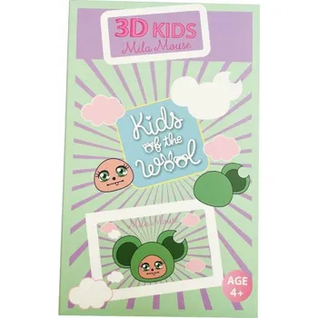 omalovánky 3D KIDS MILA MOUSE Rozbalev(n)o
