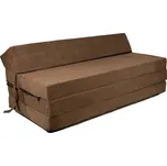 Rozkládací pohovka 120 cm - Hnědá