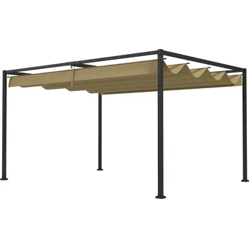 Pergola Outsunny AOS-84C-175V01KK khaki