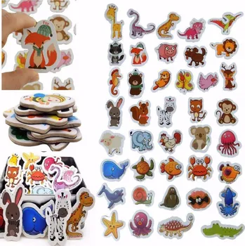 Hračka pro nejmenší Pěnové magnetky Zvířátka 40 kusů