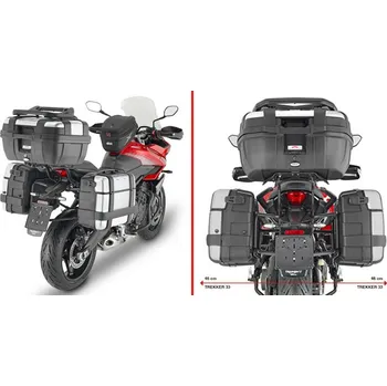 Zavazadlo na motocykl GIVI PLO6421MK trubkový nosič PL ONE-FIT pro Triumph Tiger Sport 660 (22-25) pro boční kufry MONOKEY