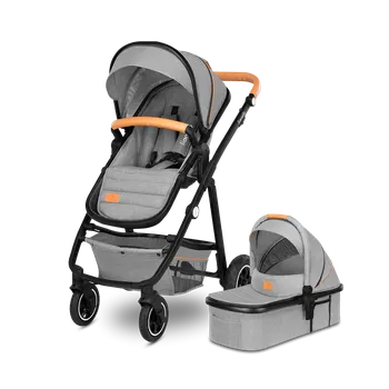 Kočárek Multifunkční kočárek Amber 2v1 - Šedá