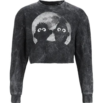 Dámská mikina Mikinové tričko z Sesame Street - Ernie und Bert - Moonlight - Ženy - šedá