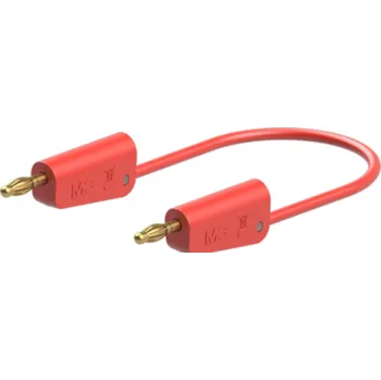 Měřicí kabel STÄUBLI LK-4A-S25-02522 Měřicí šňůra 60VDC 30VAC 32A banánek 4mm-banánek 4mm červená