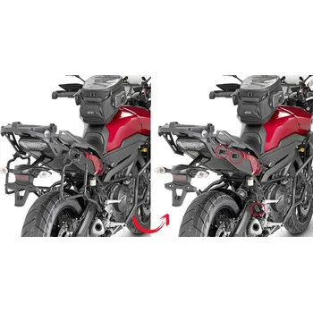Motodoplněk GIVI PLR2122 trubkový nosič Yamaha MT-09 Tracer 850 (15-17) EASY FIT pro boč. kufry - DEMONTOVATELNÝ