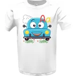 Tričko s potiskem Abeceda A Auto dětské