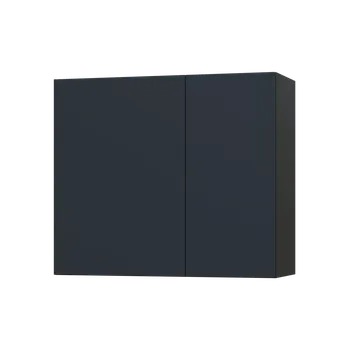 Koupelnový nábytek PPHR - 85D horní skříňka, 2-dveřová, rohová, levá, 730x850x300, antracit